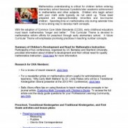 Math Reform, November 2012