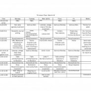 Transitional Kindergarten Schedule & Lesson Plans